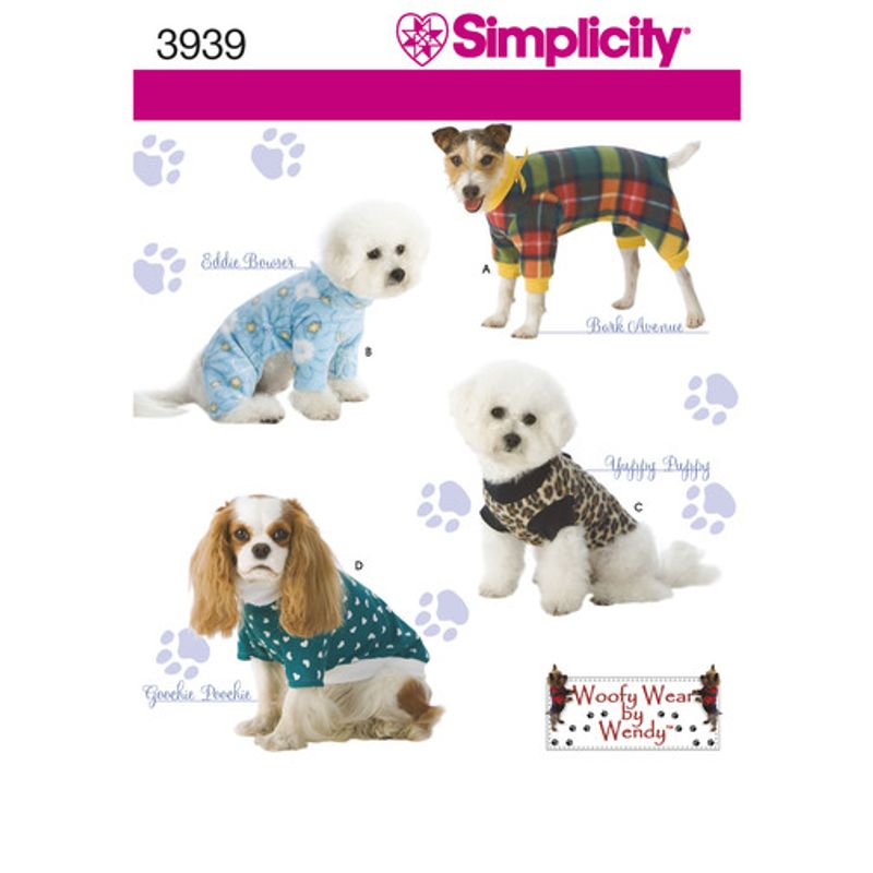 Hundeklær - Simplicity 3939
