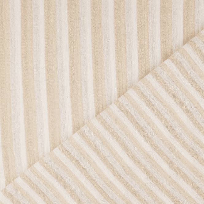 Hovedbilde Stripeduo Sand - Musselin