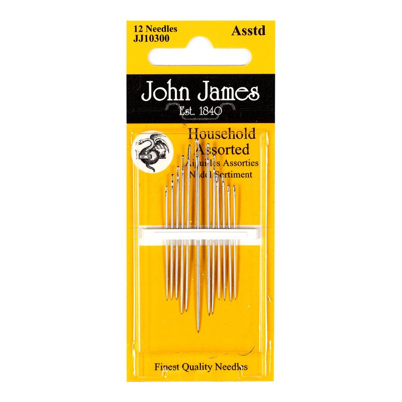 Husholdnings Nåler 12 stk - John James