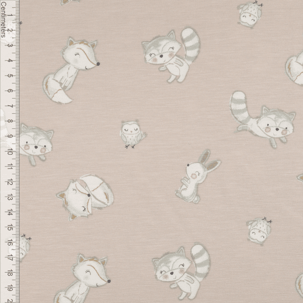 Skogsdyr Sand - Bambusjersey