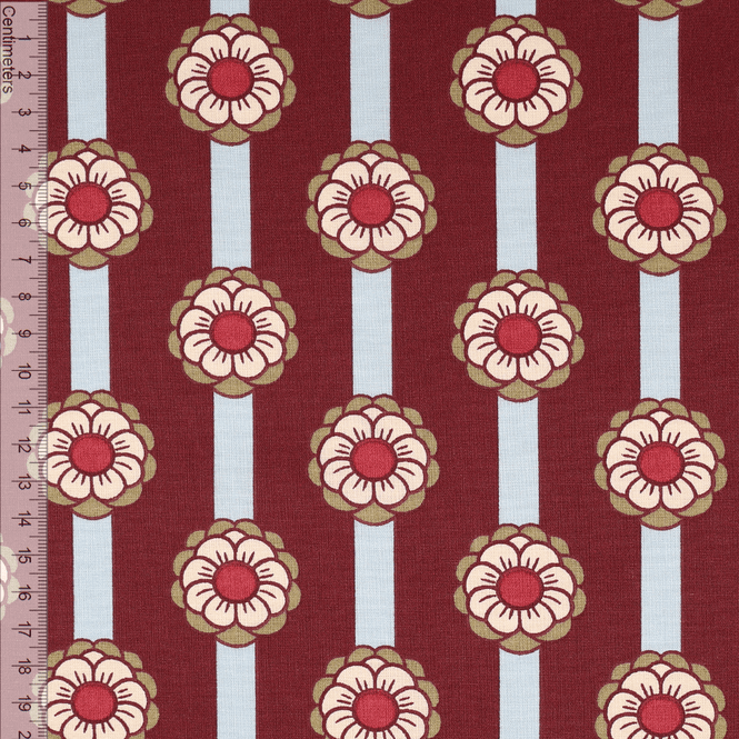 Hovedbilde Floral Stripe - Fast Bomull