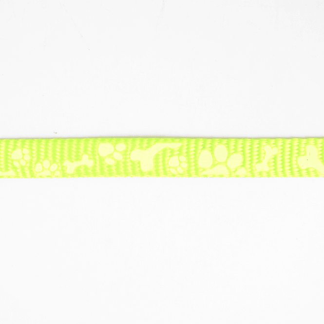 Hovedbilde Hund Neon Gul - 10 mm Selvlysende Bånd
