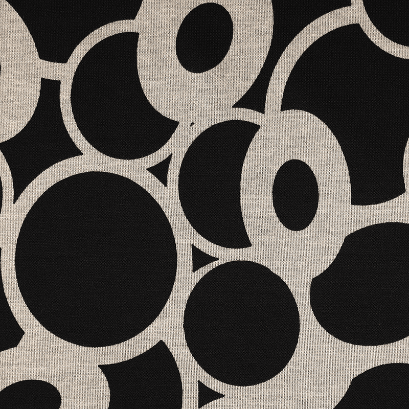 Retro Circles Ecru - Punto