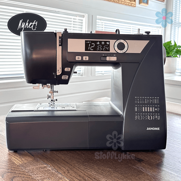 Janome SewLA Grafittgr&aring; m/Toalettmappem&oslash;nster