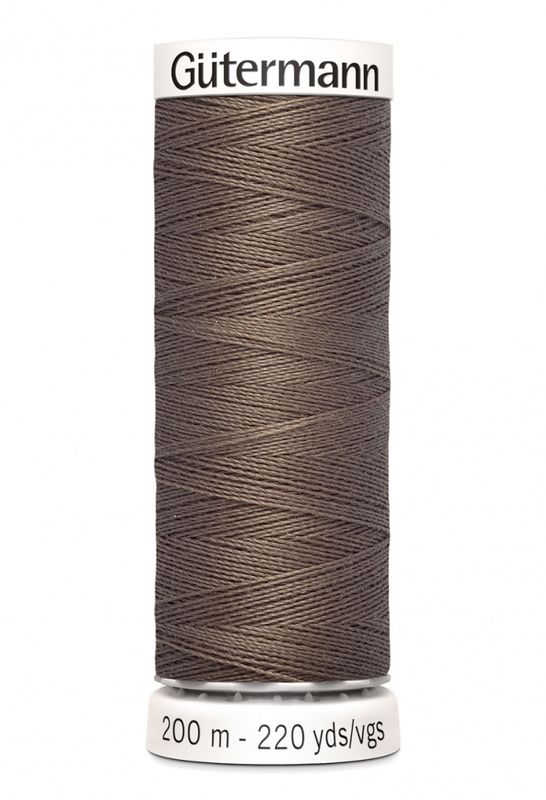 Mørk Hamp 439 - Polyester Sytråd 200 m