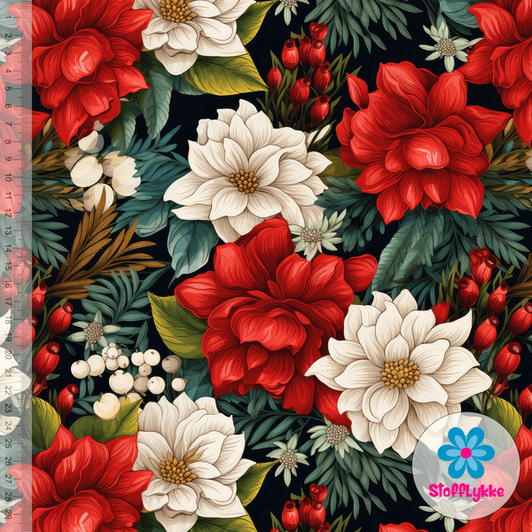 Christmas Floral - Jersey
