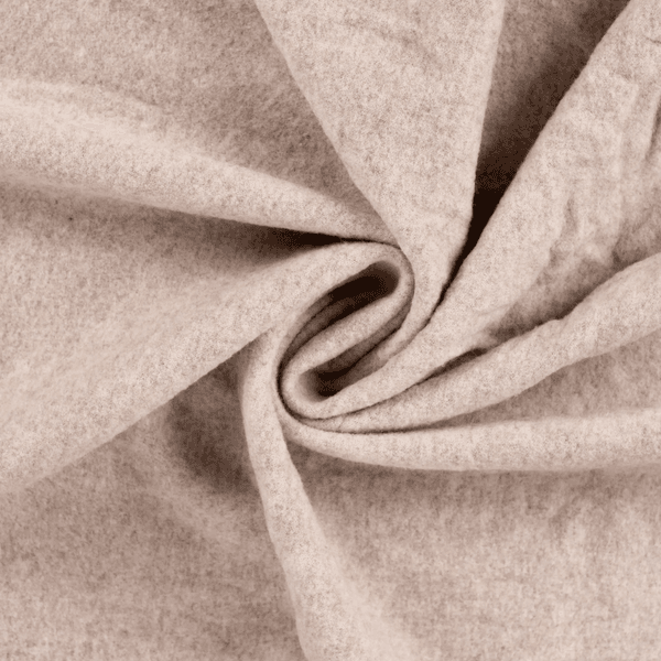 Ecru Melert - Merinoull Fleece