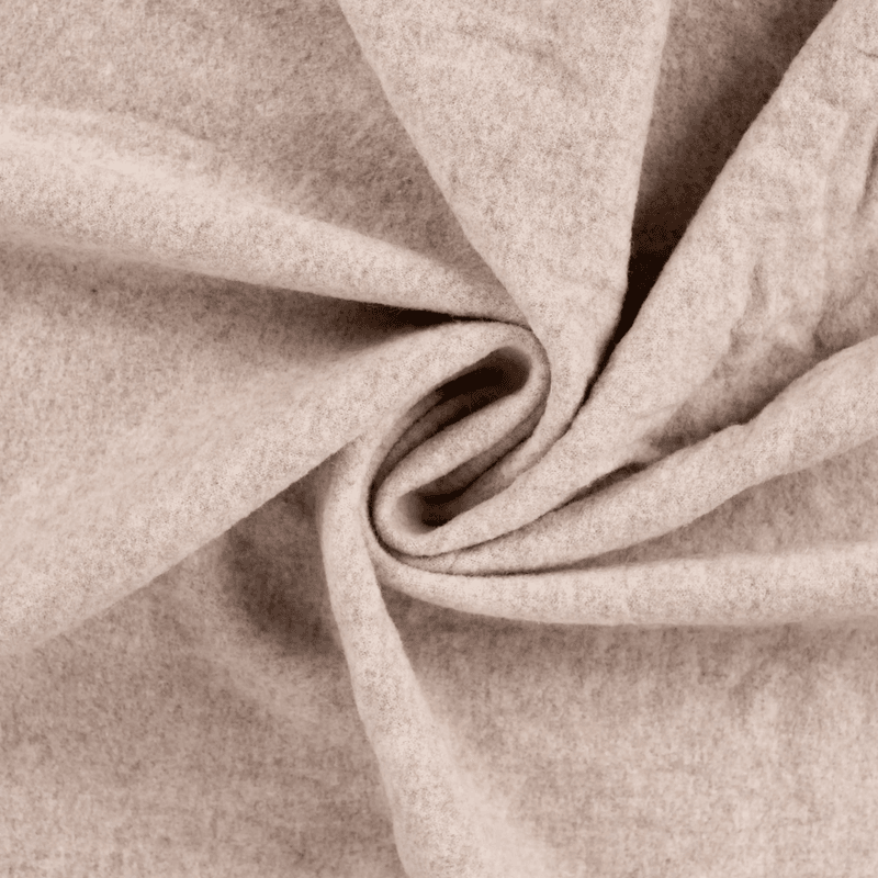Ecru Melert - Merinoull Fleece