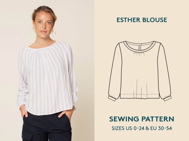 Esther Blouse - Wardrobe by Me