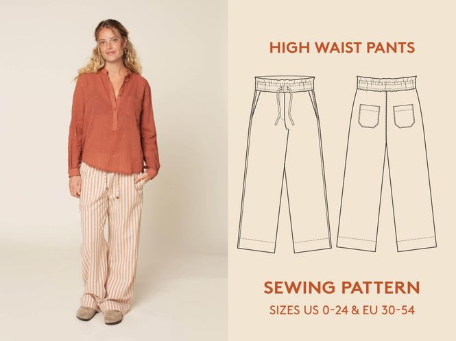 Hovedbilde High Waist Pants - Wardrobe by Me