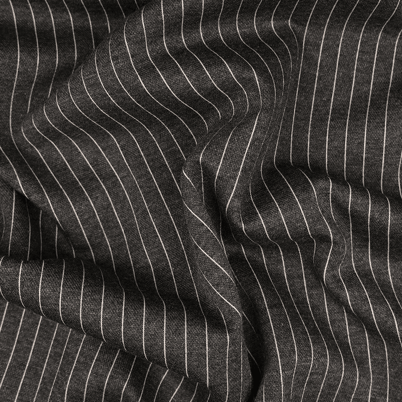 Stripe Grå - Punto Jaquard