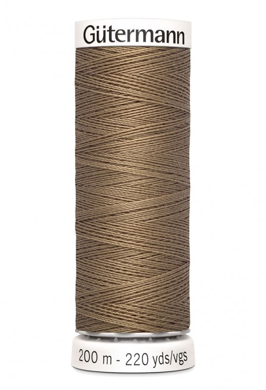 Mørk Sandbrun 850 - Polyester Sytråd 200 m