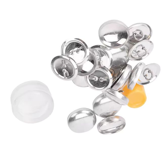 Hovedbilde Overtrekksknapper Metall 18 mm - 10 stk