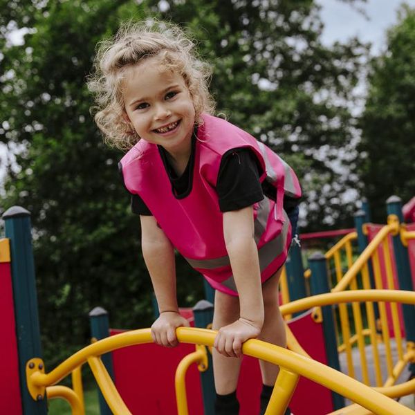 Refleksvest Barn Rosa