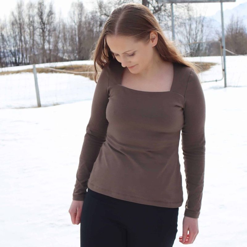 Olivia Square Neck Top - Anna Marie