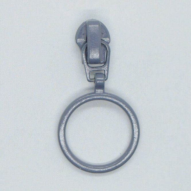 Hovedbilde Mørk Grå Glider m/ring 4mm