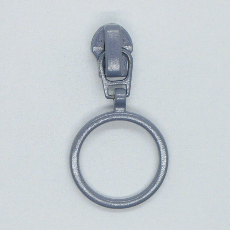 Mørk Grå Glider m/ring 4mm