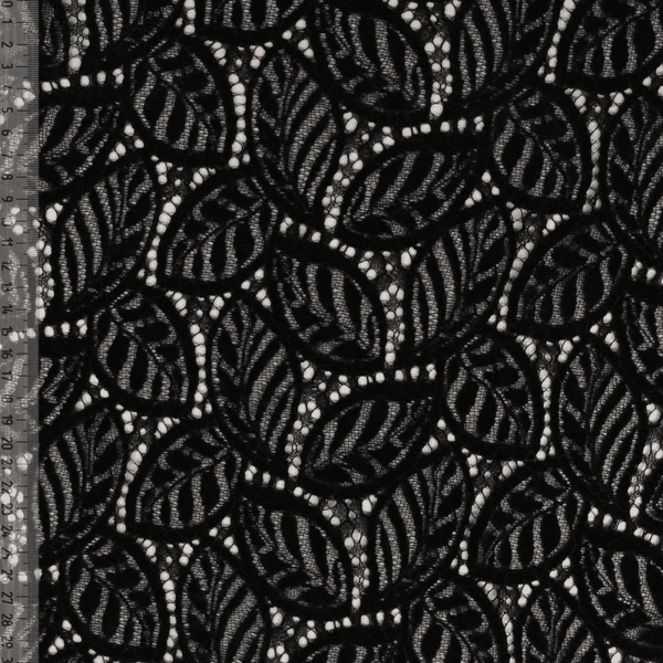 Black Chenille Lace - Blondestoff
