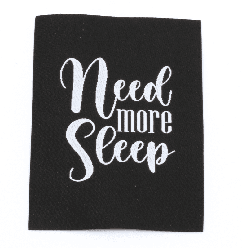 Need More Sleep - Merkelapp 60x80 mm