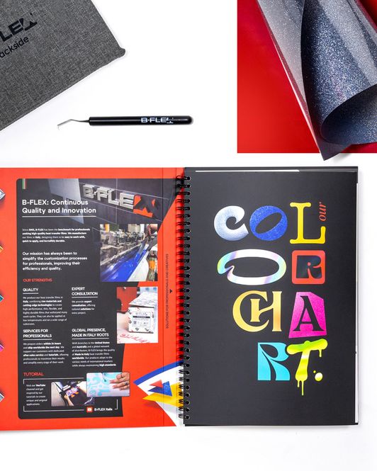 Hovedbilde B-Flex Colorguide, HTV showbook
