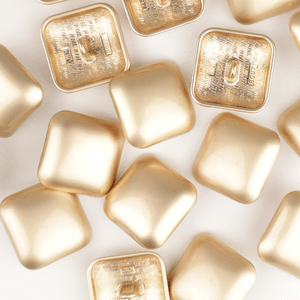 Hovedbilde Matheus Matt Gull - 20 mm Metall Knapp