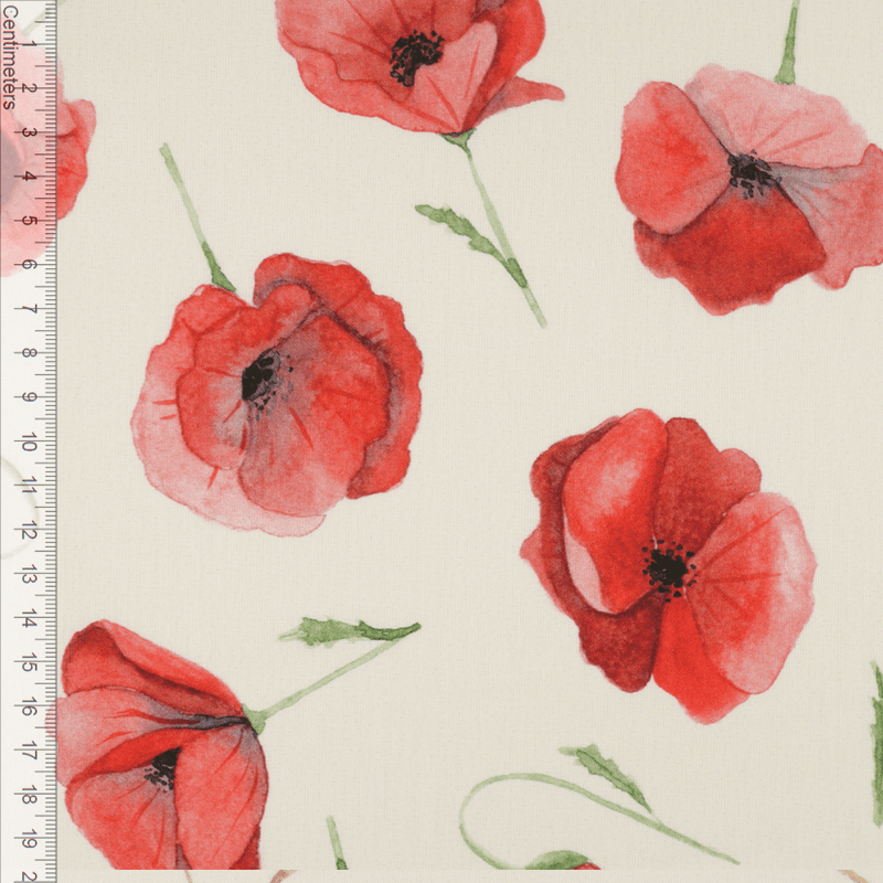 Poppy Blossom - Fast Bomull
