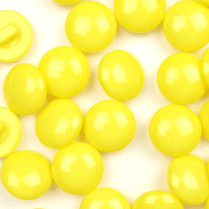 Hovedbilde Dots Gul - 12 mm Resin Knapp