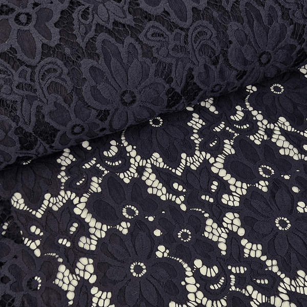 Marineblå Leona Lace - Stretchblonde