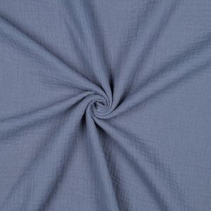 Hovedbilde Denimbl&aring; - &Oslash;kologisk Musselin