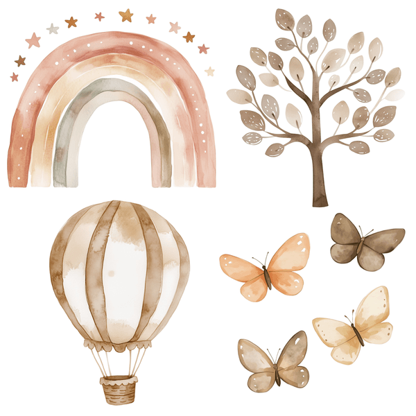 DTF trykk: Boho 15x15cm