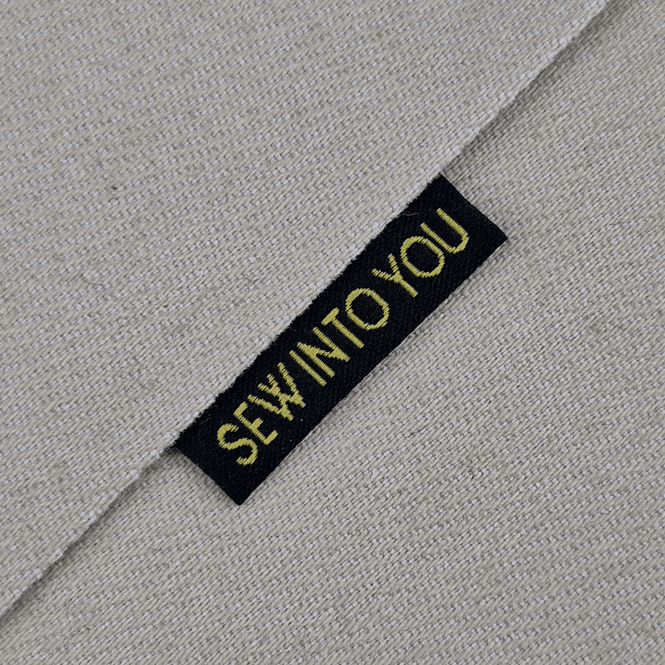 Hovedbilde SEW INTO YOU - Sort merkelapp 5 stk