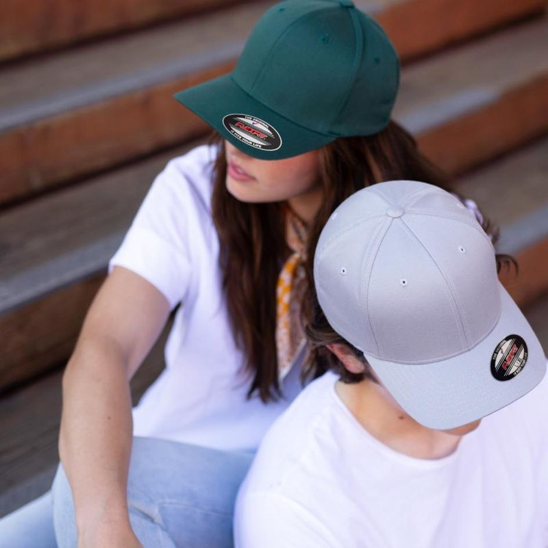 Flexfit Wooly Combed Caps - Stone
