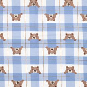 Hovedbilde Peek-a-boo-Bear Bl&aring; - Flanell
