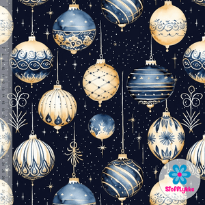 Hovedbilde Ornaments Navy - French Terry