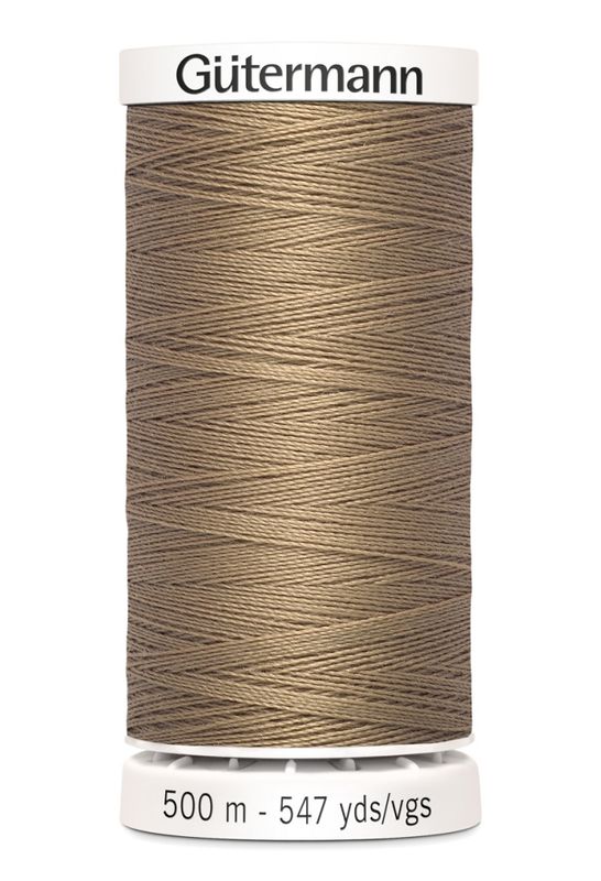 Mørk Beige 139 - Polyester Sytråd 500 m