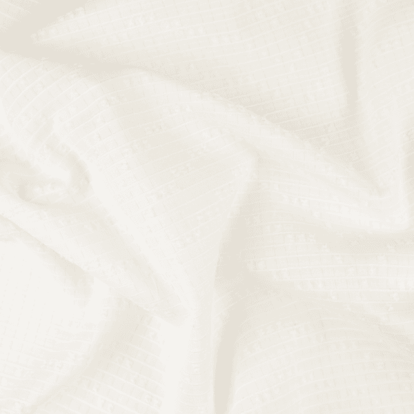 Hvit - Dobby Cotton