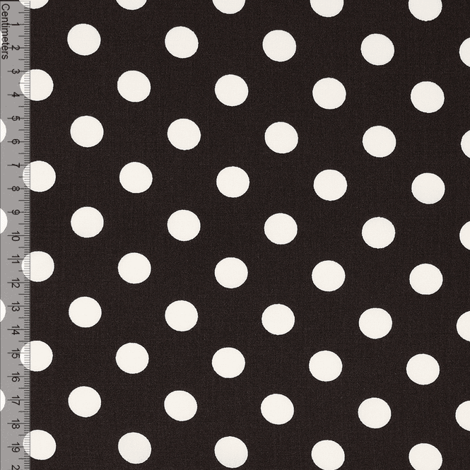 Hovedbilde Small Dotty Mokka - Vevd Viskose