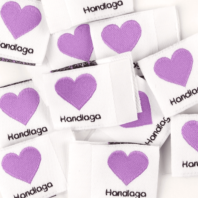 Hovedbilde Handlaga Merkelapp Lilla - 10 stk