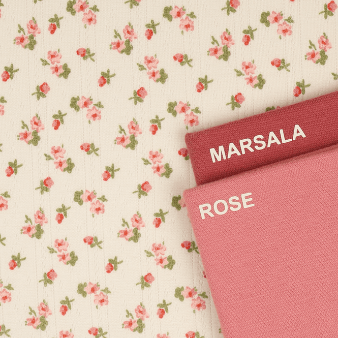 Hovedbilde Little Rose Pink - Pointelle