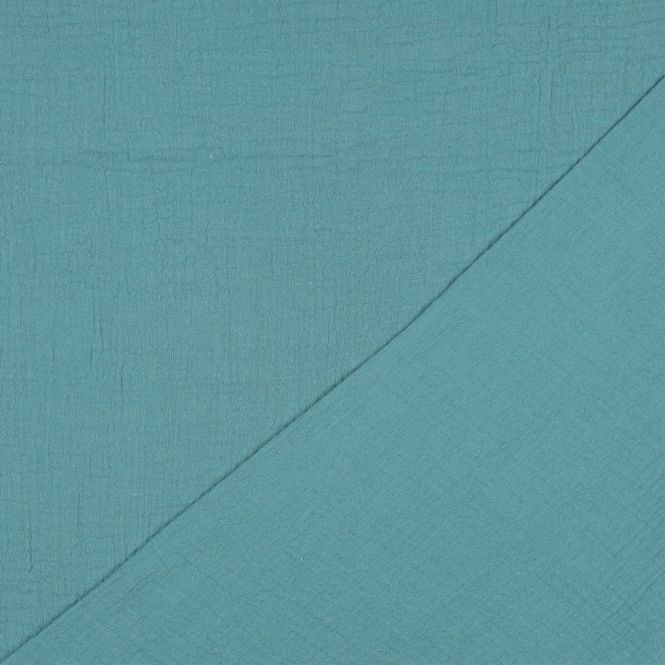 Hovedbilde Blue Shadow - Økologisk Musselin