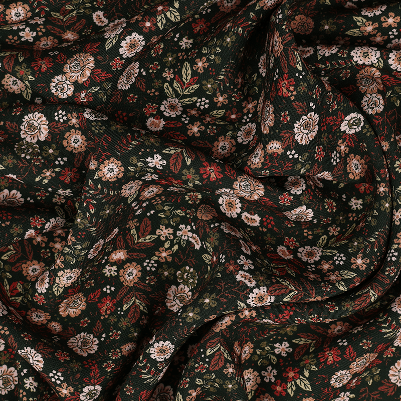 Earthy Blossom - Vevd Viskose