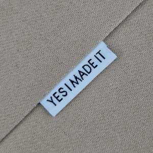 Hovedbilde YES I MADE IT - Hvit merkelapp 5 stk