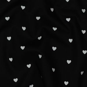 Hovedbilde Happy Heart Sort - Fast Bomull