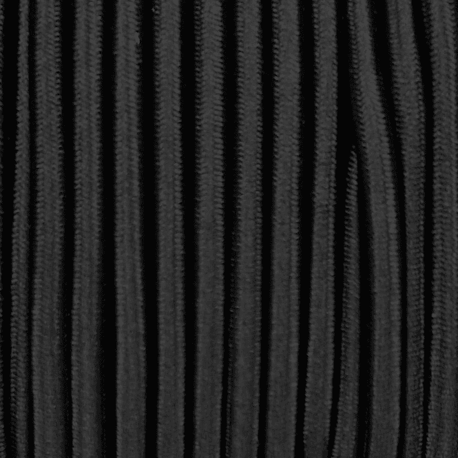 Hovedbilde Sort Rundstrikk 3 mm