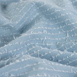Hovedbilde Stripe Lys Bl&aring; - Denim Jacquard