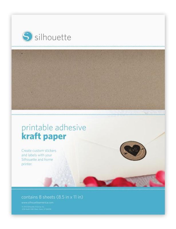 Silhouette Printable Craft Sticker Paper