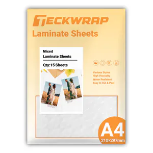 Hovedbilde TeckWrap Laminate Sheets A4 Mixed 15pk