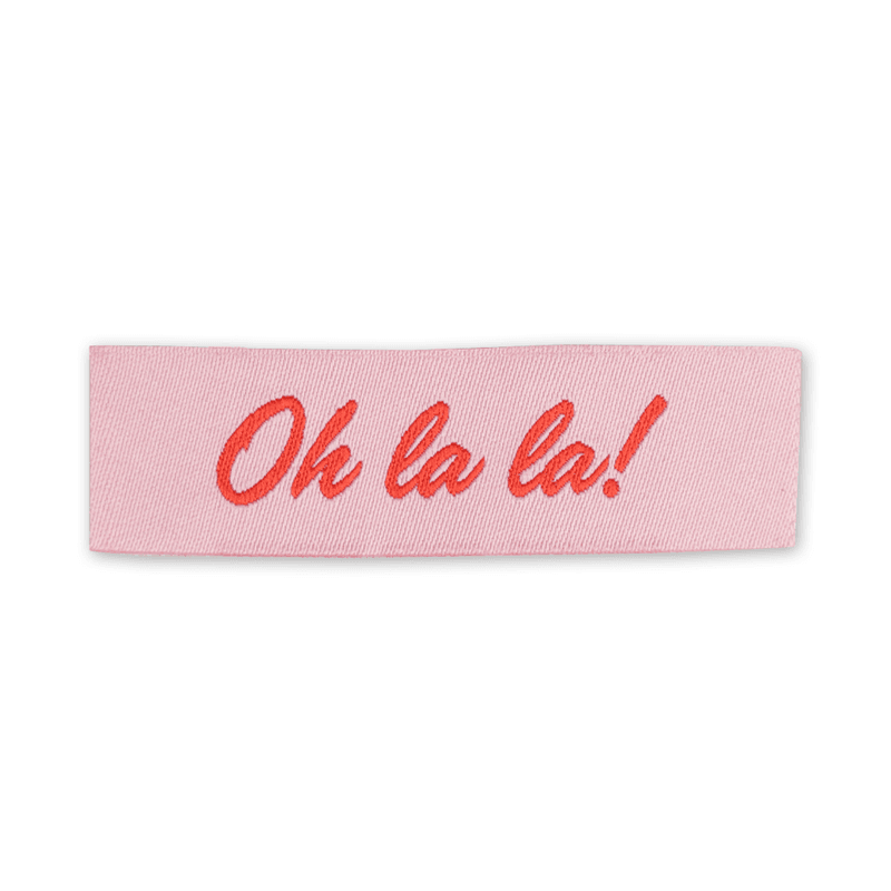 Oh la la! - Merkelapp 59x15 mm