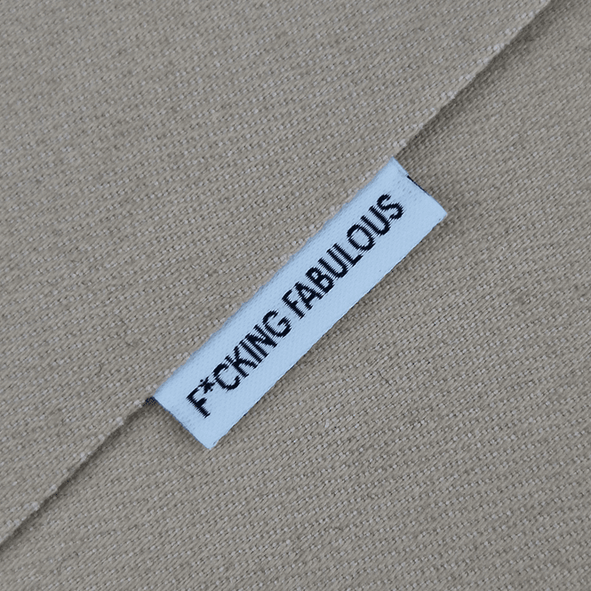 Hovedbilde F*CKING FABULOUS - Hvit merkelapp 5 stk
