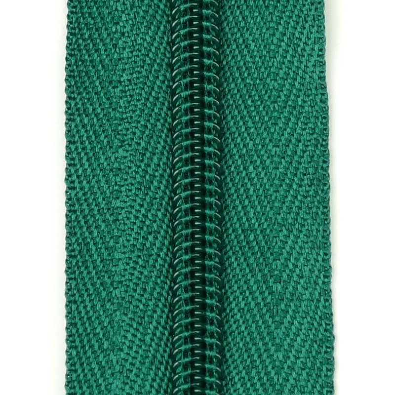 Grønn - Glidelås metervare 6mm
